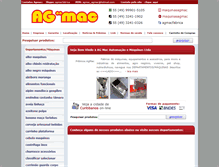 Tablet Screenshot of agmac.com.br